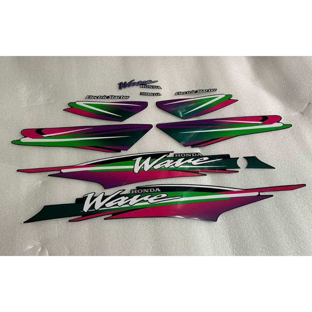 bộ tem wave thái 100 màu đen 1998 hàng cao cấp nhập thailand