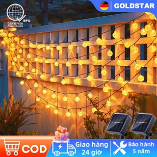 Goldstar Dây đèn led bi bọt năng lượng mặt(thấm nướctrang trí nhà cửa )đèn trang trí sân vườn ngoài