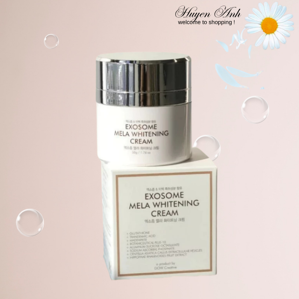 Kem Dưỡng Da DOW Exosome Mela Whitening Cream 50G ngừa lão hoá, trắng da,giảm thâm sạm tàn nhang