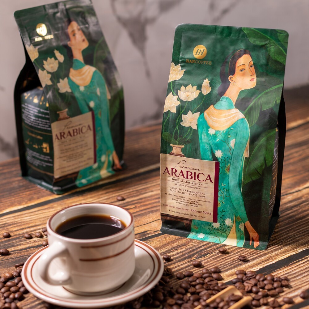 Cà Phê Truyền Thống Phin Đậm Nguyên Chất 100% Arabica Premium Dành Cho Pha Phin, Pha Máy HANCOFFEE