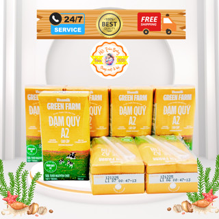 Sữa tươi tiệt trùng Vinamilk Green Farm Đạm quý A2 (Lốc 4hộp 110ml)