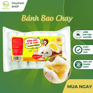 Bánh Bao Chay Ca Dé Âu Lạc 360g  - Hương vị thơm ngon, 8 chiếc.(hàng đông lạnh chỉ giao tphcm)