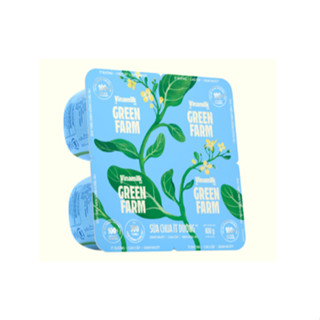 [SP MỚI] SỮA CHUA ĂN GREEN FARM ÍT ĐƯỜNG / CÓ ĐƯỜNG - VỈ 4 HỘP 100G