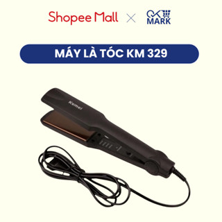  Máy Duỗi Tóc Kemei KM329 4 Mức Chỉnh Nhiệt -  Máy Làm Tóc Tạo Kiểu Ép Là Duỗi Thẳng   DIDOOGLT  