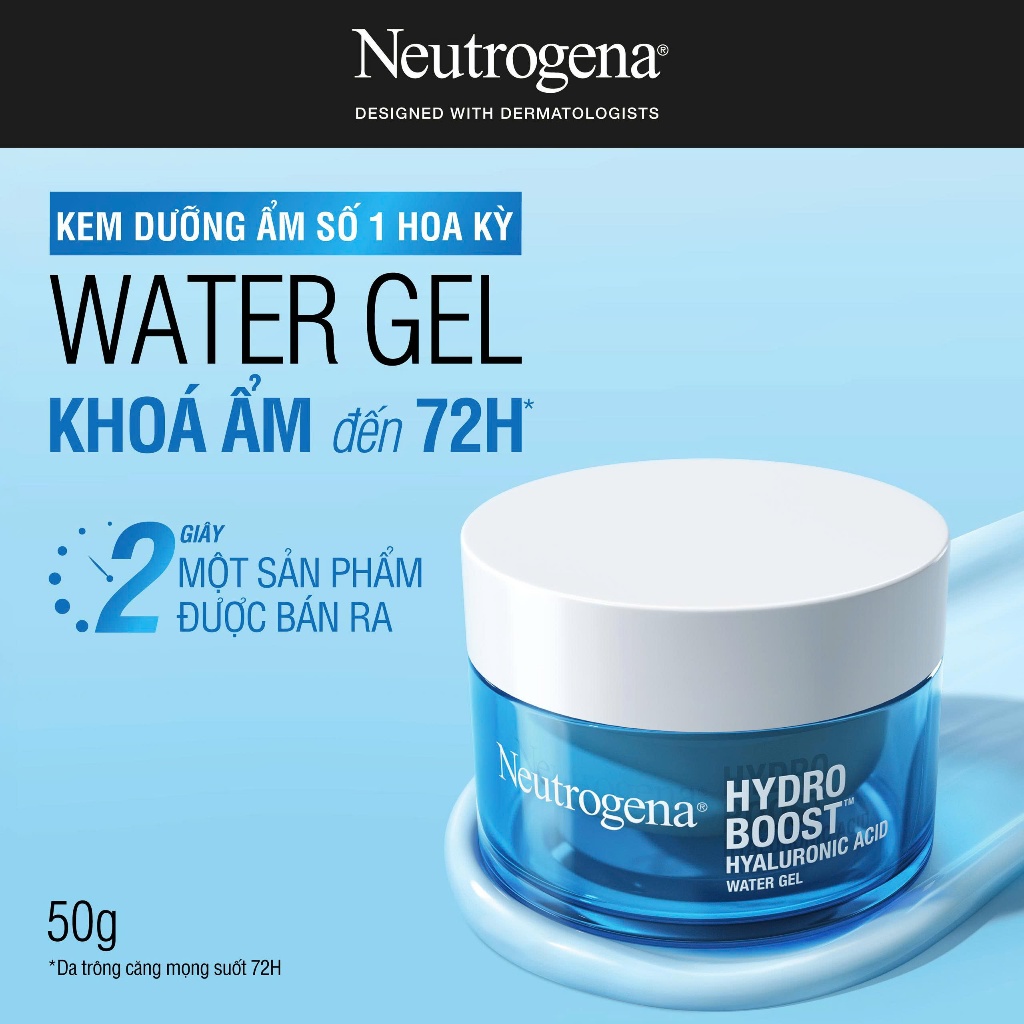 [LIVE] Kem dưỡng ẩm cấp nước Neutrogena Hydro Boost Water Gel 50g