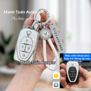  Ốp chìa khoá Vinfast VF6 - VF7.   VF8 - VF9 bản mới  . Bọc chìa khoá xe điện Vinfast chất liệu TPU mềm 