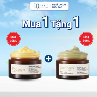 Mặt Nạ Cocoon Thiên Nhiên Mask Bí Đao, Mask Nghệ Sáng Da, Mờ Vết Thâm 30ml và 100ml