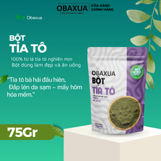 Bột Lá Tía Tô OBAXUA – Dưỡng Da Tự Nhiên, Hỗ Trợ Làm Sạch & Làm Dịu Cho Da Dầu