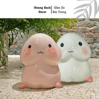 Heo Sứ Tiết Kiệm - Ống Heo Đất Tiết Kiệm Hình Con Ciu Cao 19cm Ngộ Nghĩnh Mẫu Mới Bát Tràng