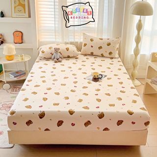 Bộ ga gối cotton đũi sợi tre Cosset Bedding mềm mát màu sắc tươi sáng nhiều mẫu lựa chọn