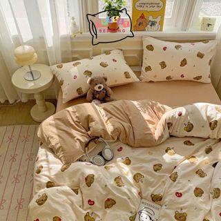  Bộ vỏ chăn ga gối cotton Icy COSSET BEDDING vải cotton mềm mại mát lạnh nhiều mẫu lựa chọn 