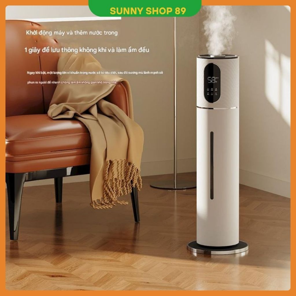 Sunny Shop89🌀 Máy tạo độ ẩm siêu âm – dung tích lớn, lọc sạch & diệt khuẩn