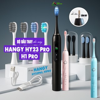 Dành cho máy HangY HY23 Pro, H1 Pro Electric Set 2 đầu bàn chải đánh răng điện Minh House Shuk