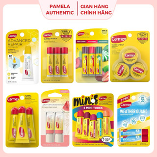 Son dưỡng môi Carmex Classic Original, hương Trái Cây - Tuýp, Thỏi, Hũ - Dưỡng ẩm, chống nắng SPF 15