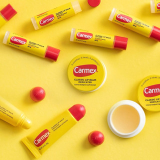Son dưỡng môi Carmex Classic Original, hương Trái Cây - Tuýp, Thỏi, Hũ - Dưỡng ẩm, chống nắng SPF 15
