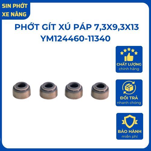 Phớt gít xú páp xe nâng 7,3x9,3x13 Komatsu YM124460-11340 model 4D92E,4D94E,4D94LE|Sin Phớt Xe Nâng