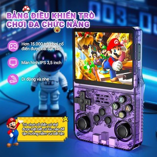 【Bảo hành 2 năm】 R36S Máy Game Cổ Điển Chơi Mọi Tựa Game Cổ Điển, Màn Hình Sắc Nét, Hệ Điều Hành ArkOS