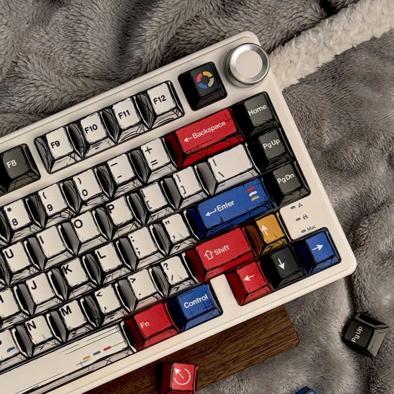 Keycap hoạt hình - Keycap Comic Wind-- Cherry profile PBT dyesub | BigBuy360 - bigbuy360.vn