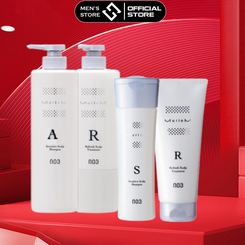 Dầu gội xả NumberThree 003 Muriem Crystal Scalp Shampoo - 660gr - giảm gàu ngứa, giảm dầu, giảm rụng