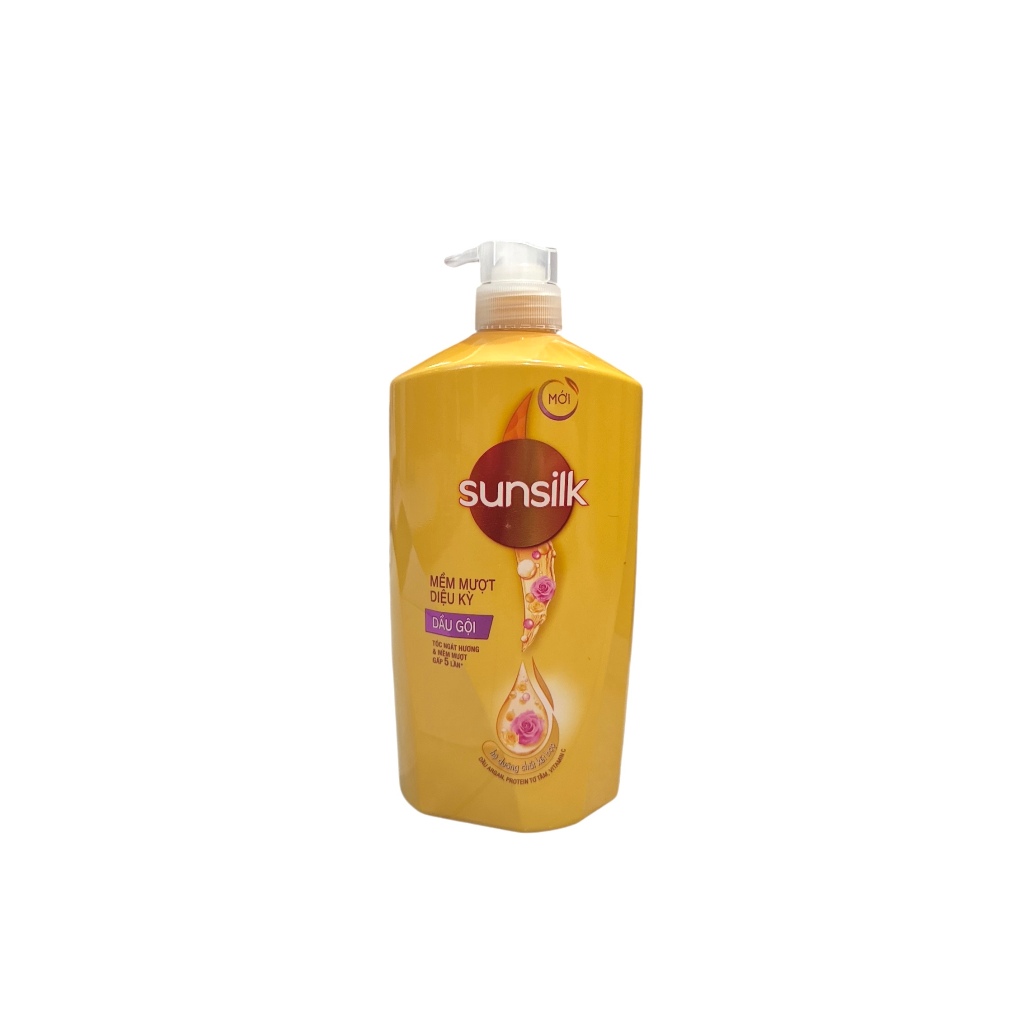 Dầu Gội Sunsilk Mềm Mượt Diệu Kỳ Chai Màu Vàng - Chai 900g Hoặc 1.4kg