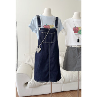 Yếm váy jeans nữ LENCLOTHING Y860128-00 - Yếm váy jeans