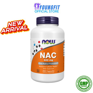  Viên Uống NAC 600 mg NOW Hỗ Trợ Giải Độc Gan Tăng Sinh Glutathione Tăng Cường Sức Khoẻ  - YoungFit 
