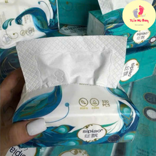  KHĂN GIẤY KHÔ SIPIAO 400 TỜ CHÍNH HÃNG 