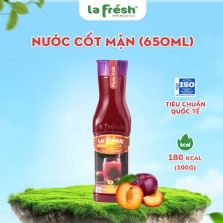 Nước Cốt Mận LaFresh Đà Lạt Chai 650ml – Thơm Ngon Dễ Pha Chế, Đậm Vị Trái Cây Tự Nhiên