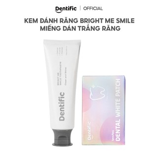  Combo Kem đánh răng và miếng dán hỗ trợ trắng răng Dentific - Hỗ trợ cải thiện vết bẩn mảng bám phù hợp với mọi men răng 