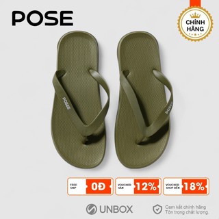Dép kẹp đi biển POSE Dép chống trượt đi biển mùa hè nam nữ nhiều màu P3246801
