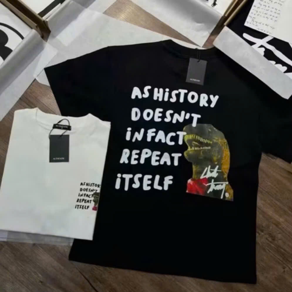 Áo thun unisex in hoạ tiết khủng long cute chất cotton thoáng mát co giãn 2 chiều ut