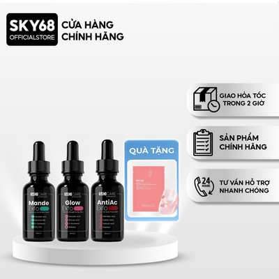 [MUA 1 TẶNG 1 MASK] Serum Treatment Tẩy Tế Bào Chết Căng Bóng, Cấp Ẩm Và Làm Sáng Da MD CARE Mande Exfo 30ml