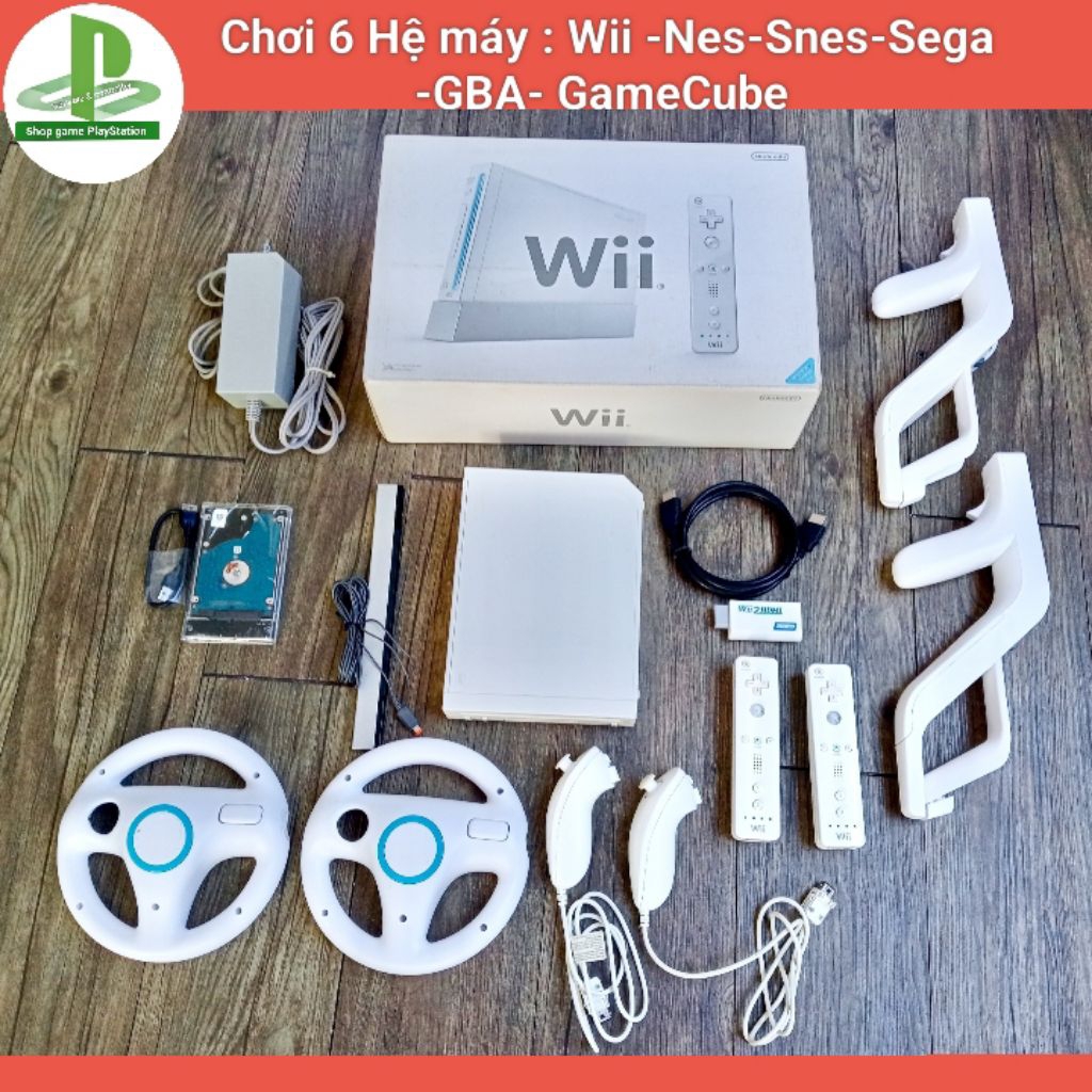 Máy Wii ổ cứng 320G có sẵn game Hay