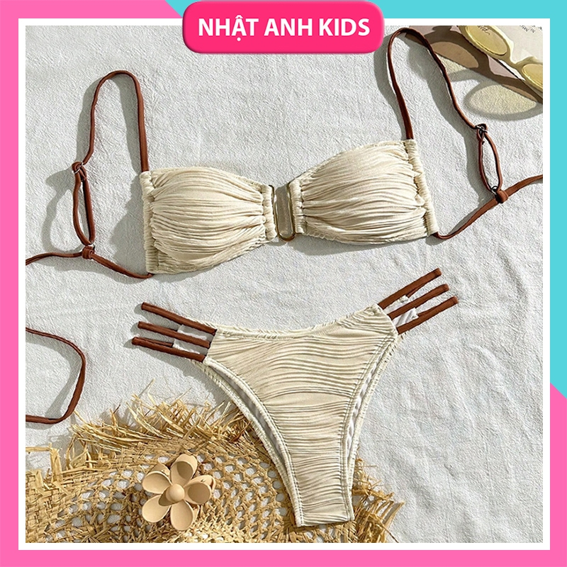 Bộ Bikini Hai Mảnh Phong Cách Độc Đáo Chất Gân Co Giãn – Hàng Quảng Châu Cao Cấp | BigBuy360 - bigbuy360.vn