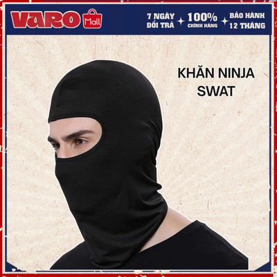 Khăn Trùm Ninja SWAT Chống Nắng Chống Bụi Co Giãn 4 Chiều Freesize Đi Phượt, Đội Mũ Bảo Hiểm