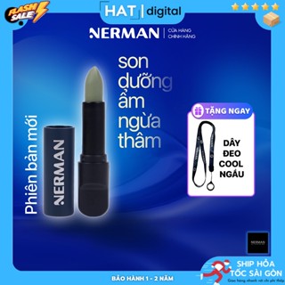  Son Dưỡng Cho Nam Nerman Dưỡng Ẩm Môi Giảm Nứt Nẻ Không Bết Dính Hỗ Trợ Mờ Thâm Men In Black 4g 