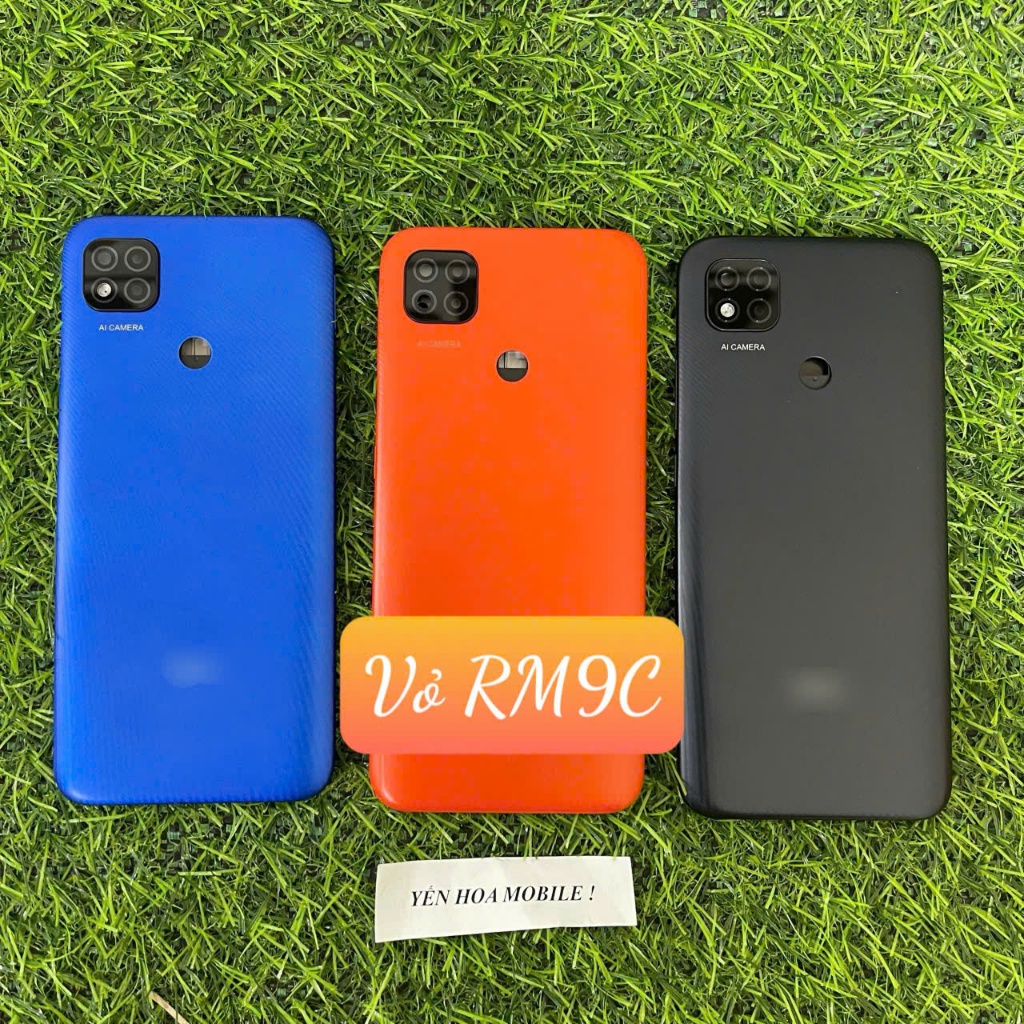 Vỏ thay mới cho các đời máy xiaomi redmi 9C ( Tặng ngay : Keo dán 3ml )