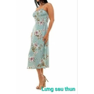 Đầm nữ maxi hoa hàng vnxk xuất dư S.P.E.E.C.H.L.E.S.S