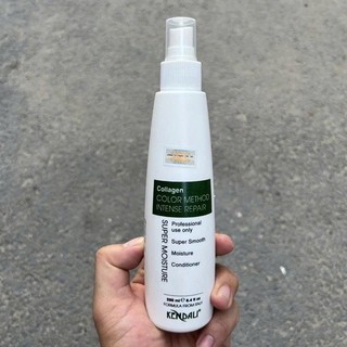 Xịt Dưỡng Tóc Collagen Kendali chai trắng 250ml Siêu Duõng Siêu Phục Hồi Không Bết Rít Hương Thơm Dịu Nhẹ - Chính Hãng
