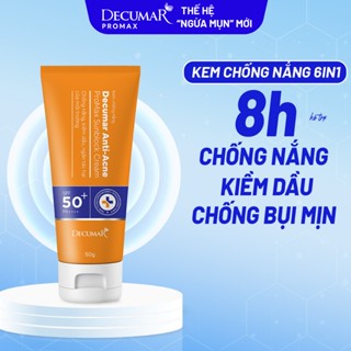 Kem Chống Nắng Ngăn Sạm Nám, Ngừa Thâm Mụn Decumar ProMax Sunblock Cream 50g - DPS01