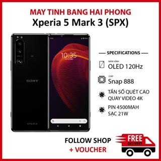 Điện thoại Sony Xperia 5 Mark 3 (X5 Mark 3) (SPX) RAM 8/128GB chip Snapdragon 888 5G pin 4500 mAh