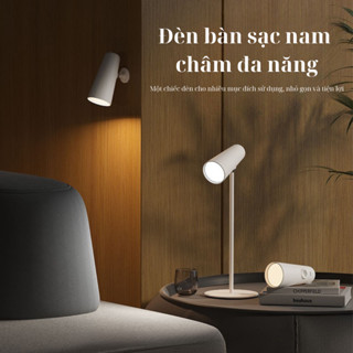 Đèn Bàn Sạc Đa Năng Gắn Nam Châm – Dùng Bàn Học, Kẹp Đầu Giường, Đèn Đọc Sách