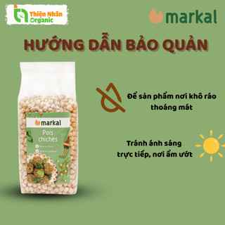 Đậu Gà Hữu Cơ Markal 500g Pois Chiches