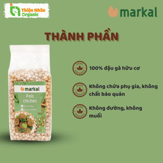 Đậu Gà Hữu Cơ Markal 500g Pois Chiches