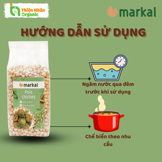 Đậu Gà Hữu Cơ Markal 500g Pois Chiches
