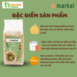Đậu Gà Hữu Cơ Markal 500g Pois Chiches