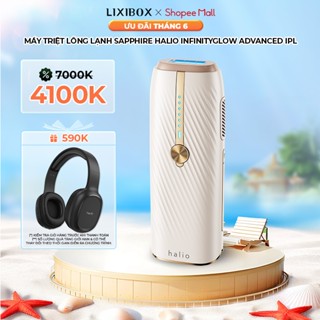 [CTĐB] Máy Triệt Lông Lạnh Sapphire Halio InfinityGlow Advanced IPL Sapphire Cooling Hair Removal Device