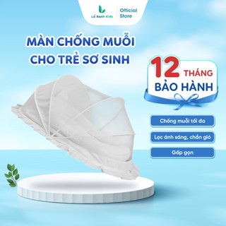 Màn Chụp Cho Bé LAXANH KIDS Size Lớn Cao Cấp Gấp Gọn, Chống Muỗi Côn Trùng An Toàn Tiện Lợi - Trắng
