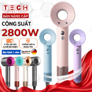 Máy Sấy Tóc Ion Âm 2 Chiều Nóng Lạnh METIS Không Cánh 3 Tốc Độ Công Suất 2800W Kèm Đầu Sấy Tạo Kiểu