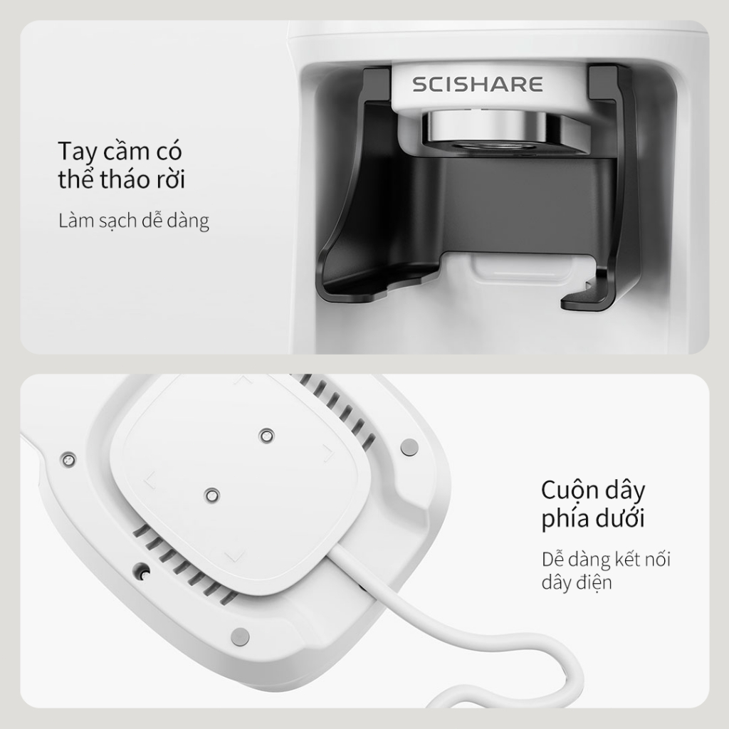 Scishare Máy Xay Cà Phê S3201, Máy Xay Hạt Cà Phê, Thùng Đậu Thay Thế, Nghiền Đều, Kiểm Soát Bột Chính Xác